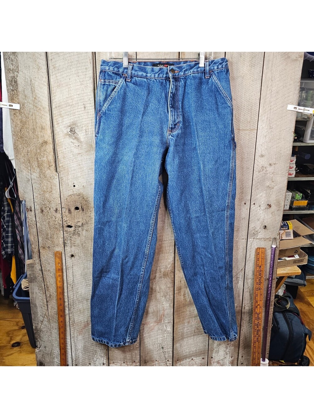 Walls FR Flame Resistant Work Wear Jeans Men's 34x30 Blue Denim Carpenter Pants